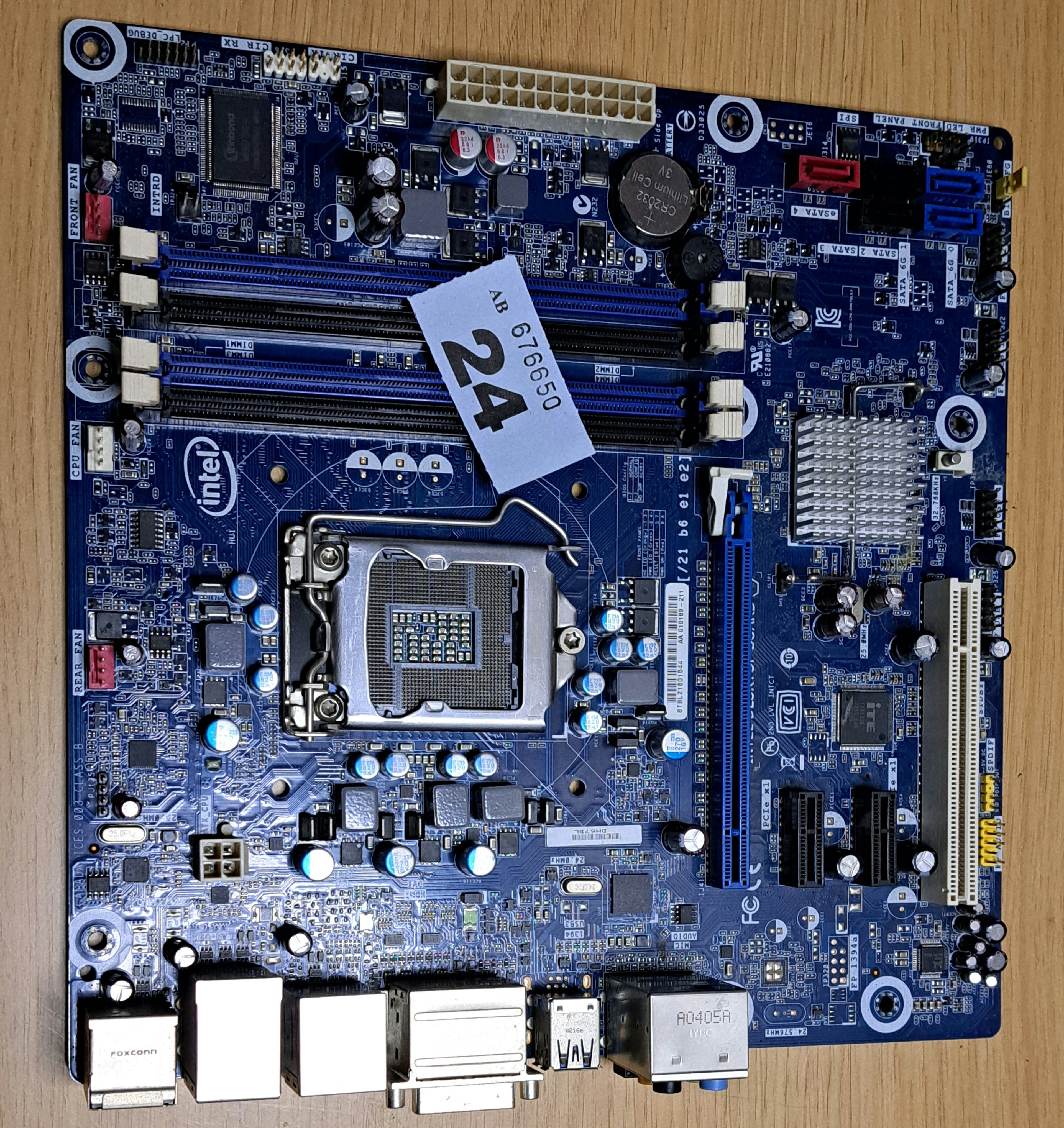 INTEL DH67BL - Desktop PC Motherboard - LGA 1155 - DDR3 - MicroATX