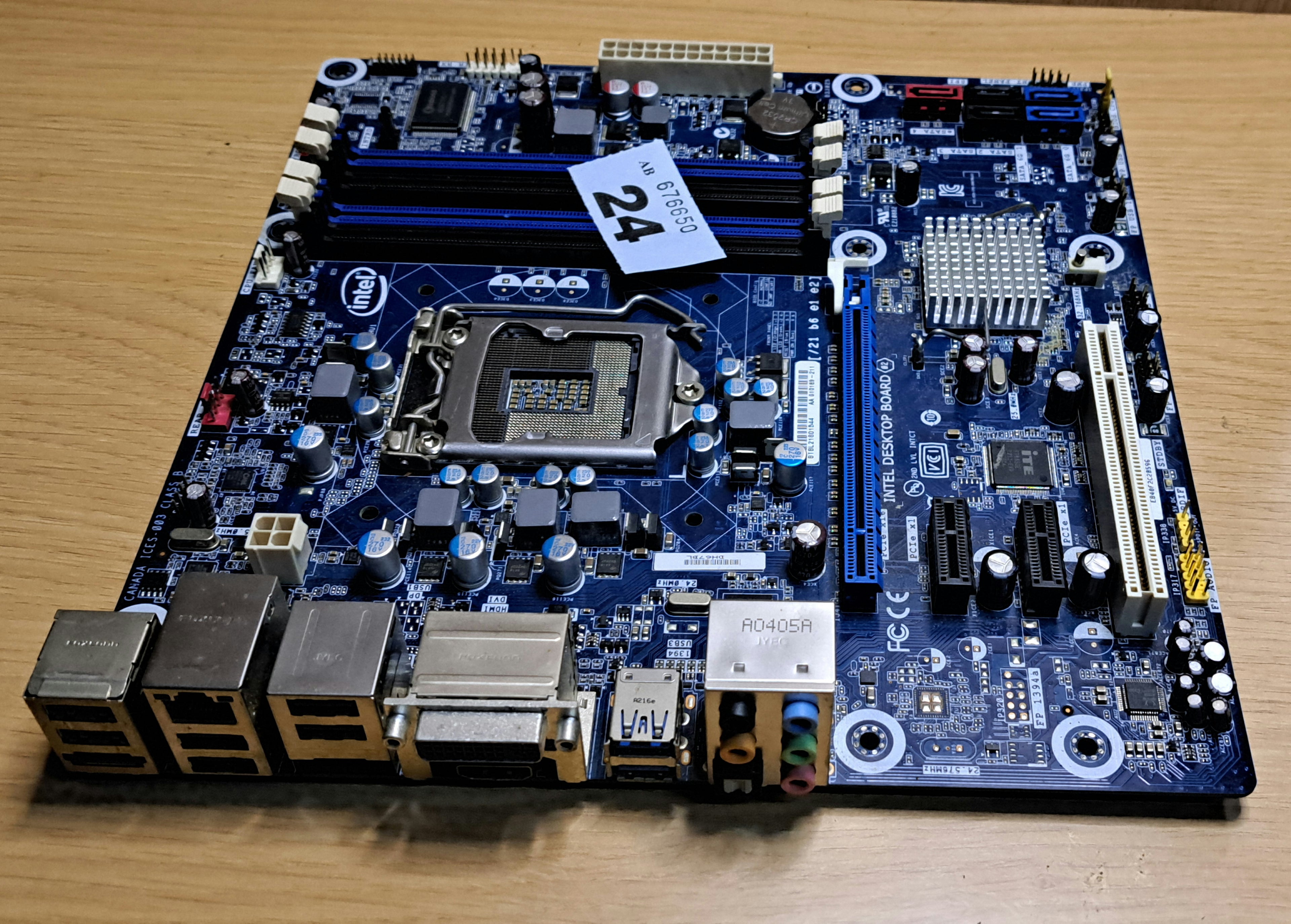 INTEL DH67BL - Desktop PC Motherboard - LGA 1155 - DDR3 - MicroATX