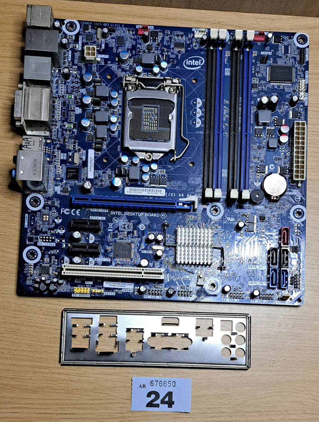 INTEL DH67BL - Desktop PC Motherboard - LGA 1155 - DDR3 - MicroATX